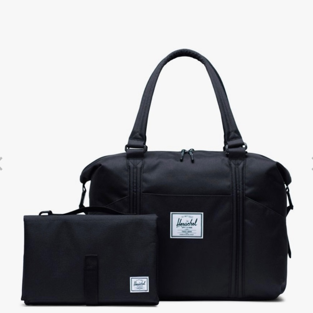 Herschel Black Diaper Bag